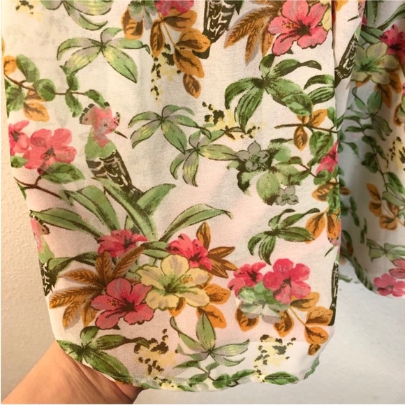 American Rag White Floral Long Sleeve Dress - Picture 9 of 13